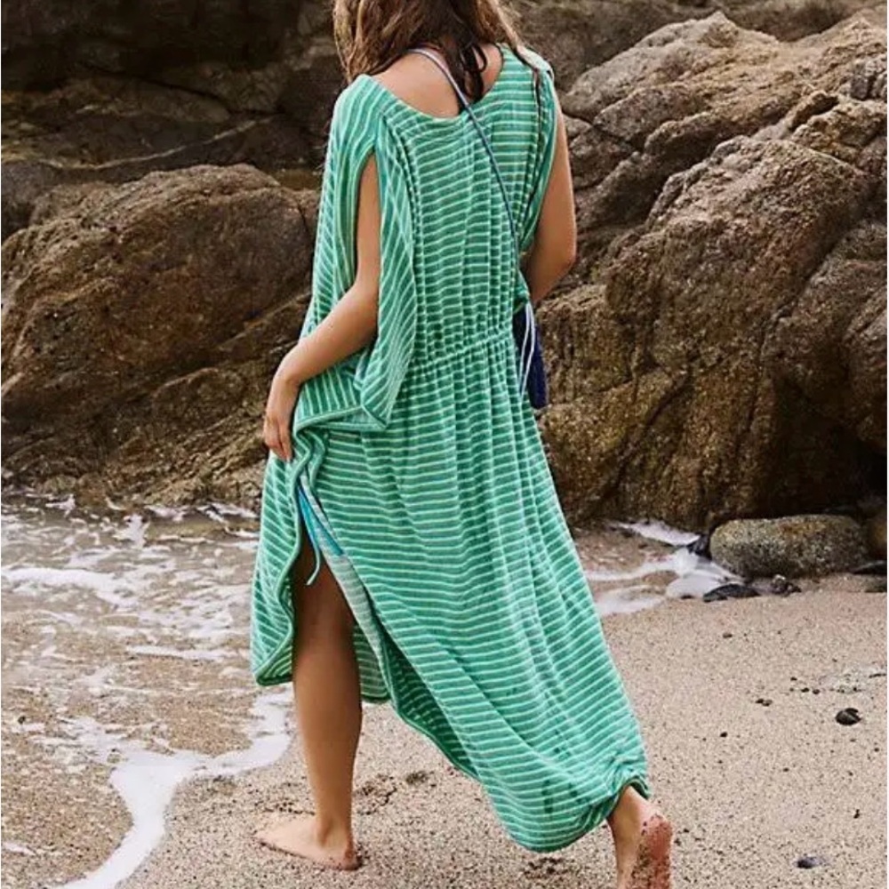 NWT free people pool side midi beach dress